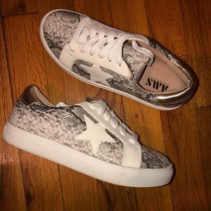 Snake skin sneakers